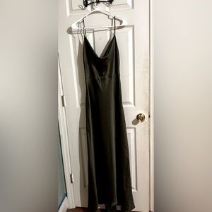 Jenny Yoo bridesmaids dress.  Dark olive green. Size 12